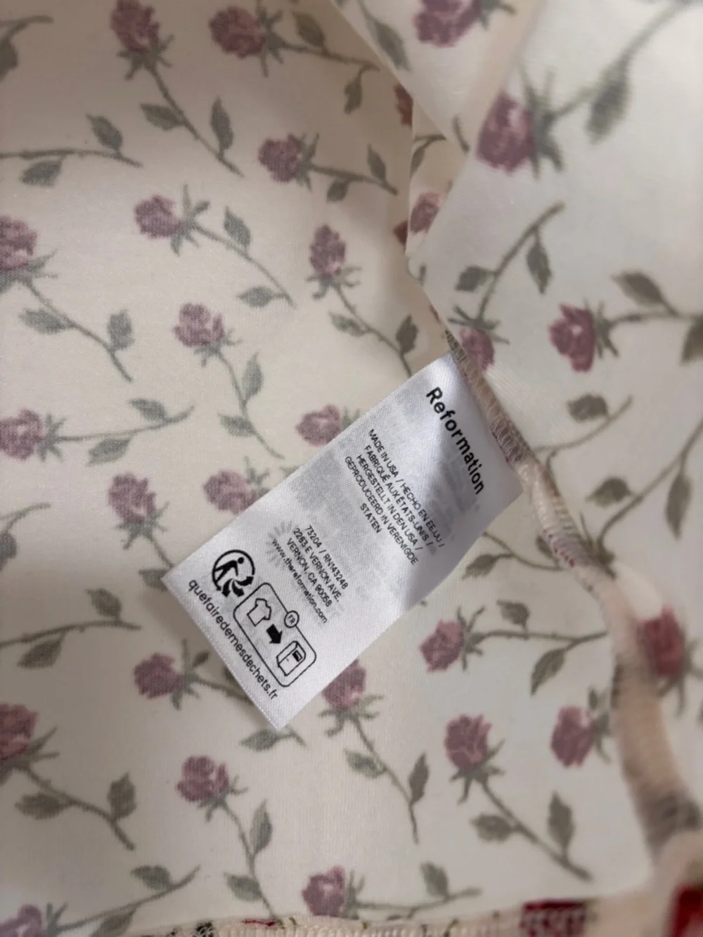 Reformation Dusk knit top in madison floral spring cute - Picture 4 of 4